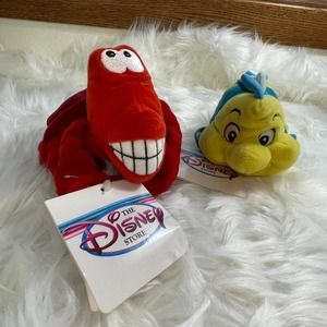 Disney New with tags Sebastian and Flounder Beanies'